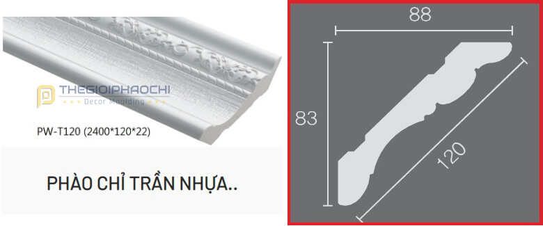 kich thuoc phao tran nha pw-t120
